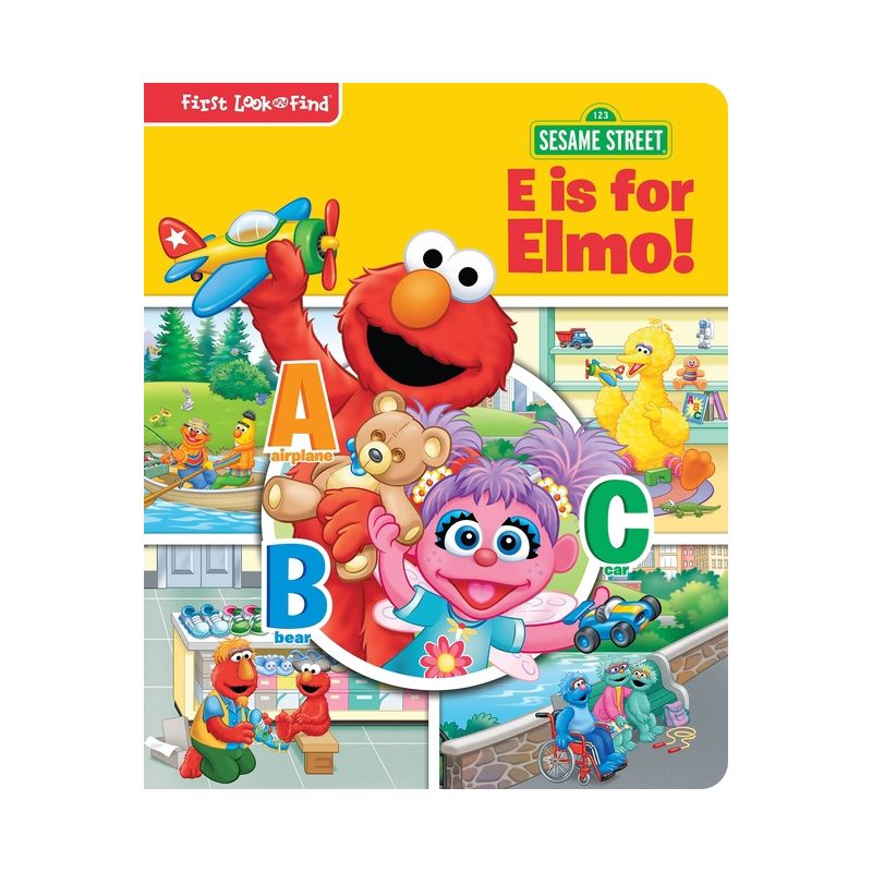 Sesame Street: E Is for Elmo! First Look and Find - by  Pi Kids (Board Book), 1 of 5