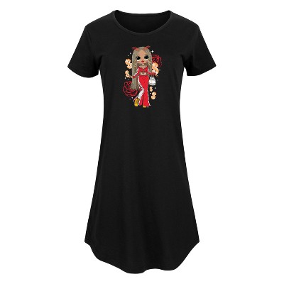 Women's - LOL Surprise! - Money & Swag Graphic T-shirt Dress