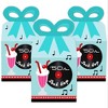 Big Dot of Happiness 50's Sock Hop - Square Favor Gift Boxes - 1950s Rock N Roll Party Bow Boxes - Set of 12 - 2 of 4