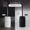 Creative Scents White Marble Toilet Brush and Holder Set - 4 of 4