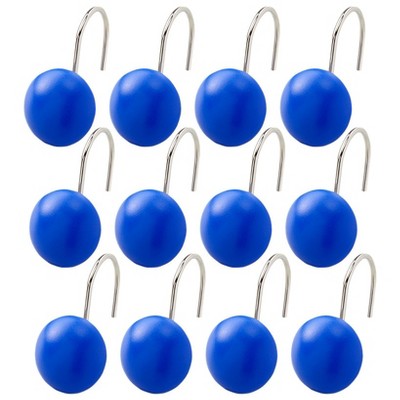The Lakeside Collection Summer Buffalo Plaid Bath Collection - Set of 12 Shower Hooks