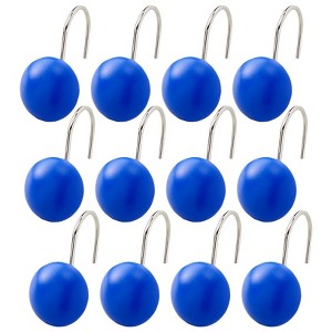 The Lakeside Collection Summer Buffalo Plaid Bath Collection - Set of 12 Shower Hooks - 1 of 3