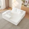 TiramisuBest 104 Inch Cloud Sectional Couch Chenille L Shape Chaise Deep Seat Modular Sofa Vacuum Compressed 5 Pillow Wrinkle Free - 3 of 4