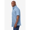 KingSize Men's Big & Tall Short Sleeve Wrinkle-Free Sport Shirt - 4 of 4