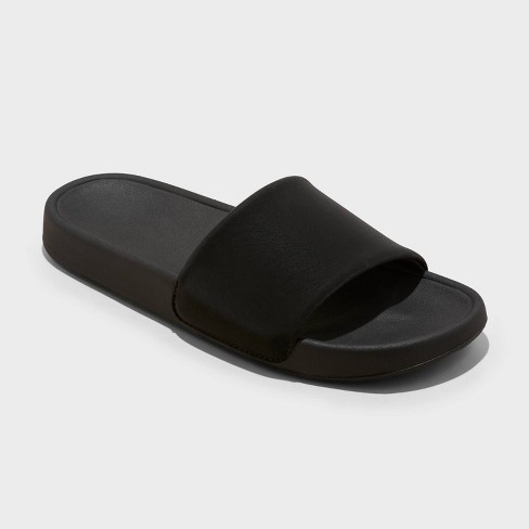 Black ck hot sale slides