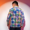 Campus Sutra Men Men's Multicolour Splash Check Oversized Shirt - 4 of 4