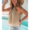 Women's Daisy Pattern Flowy Tank - Shiying Fashion - 2 of 3