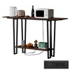 VECELO Couch Side & Console Table with 2 Outlets, 2 USB Ports and Extra Long 9.8 Feet Power Code, Sofa Behind - 2 of 4