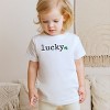 The Juniper Shop Lucky Typewriter Clover Toddler Short Sleeve Tee - 3 of 4