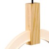CWI Lighting Anello LED Pendant With White Oak Finish - 4 of 4