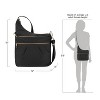 Travelon Anti-Theft Signature 3 Compartment Crossbody Bag - 3 of 4