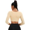 INSPIRE CHIC Women's Front Hook Compression Sleeves Slimming Wirefree Bra Tube Body Shapers - 2 of 4