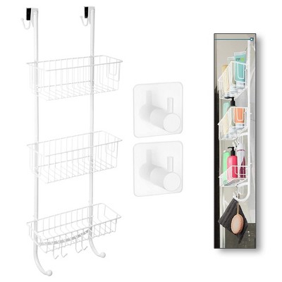 smartpeas Chrome Hanging Shower Shelf - 3 Levels, 34x12x4.5