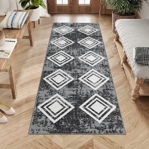 Area Rug Moroccan Soft Rug Modern Geometric Rug for Bedroom Living Room Kitchen Dining Room Rugs - 1 of 4