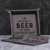 Hold My Beer Coaster Set + Tray Plastic - 2 of 4