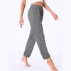 INSPIRE CHIC Women 2 Pcs Pajama Pants Soft Comfy Ankle Length Elastic Waistband With Pocket - 3 of 4