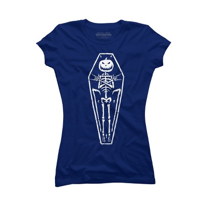 Junior's Design By Humans Dead halloween By Barmalizer T-Shirt