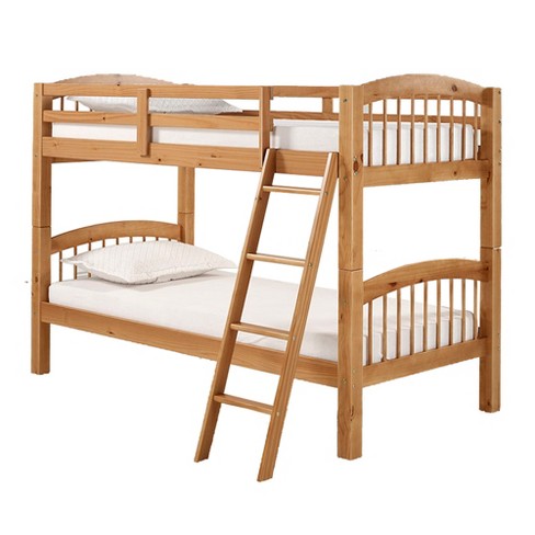 Spindle Twin Over Twin Bunk Bed Cinnamon Bolton Furniture Target