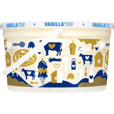 Kemps Vanilla Reduced Fat Ice Cream - 128oz