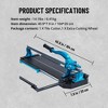 Manual Tile Cutter 32",Porcelain Ceramic Tile Cutter with Tungsten Carbide Wheel,Infrared Accuracy, Anti-Skid Feet for Construction - 2 of 4
