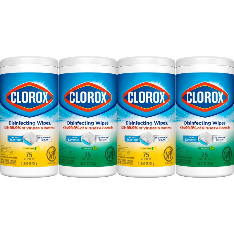Clorox Disinfecting Wipes Value Pack - 300ct/4pk, 2 of 12