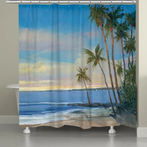 Laural Home Tropical Breeze Shower Curtain : Target