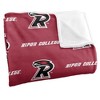 Ripon College Logo Pattern Silky Touch Blanket White 50x60 - 3 of 4