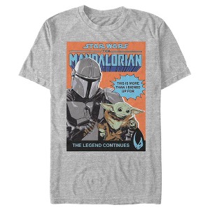 Men's Star Wars The Mandalorian The Legend Continues T-Shirt - 1 of 4