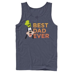 Men's Mickey & Friends Father's Day Best Goofy Dad Ever Tank Top - 1 of 4