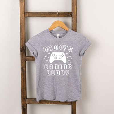 The Juniper Shop Daddy's Gaming Buddy Toddler Short Sleeve Tee