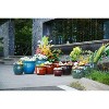 SpassWay 15" Dia Outdoor Indoor Ceramic Planter Pot Decorative Planter with Drainage Hole Patio Flower Pot - 4 of 4