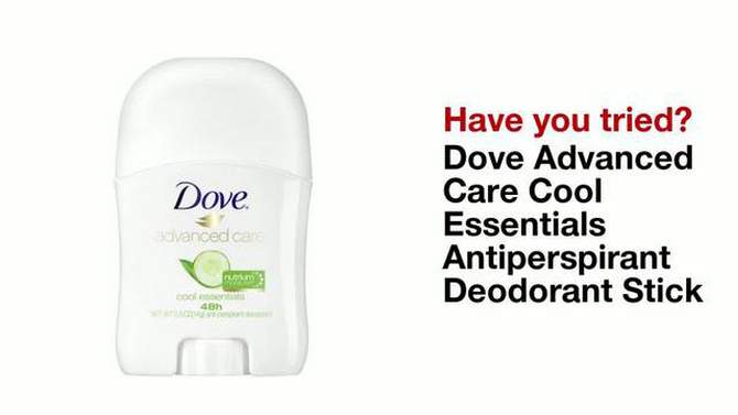 Dove Beauty Advanced Care 48-Hour Cool Essentials Antiperspirant &#38; Deodorant Stick - Trial Size - 0.5oz, 2 of 11, play video