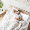 PiccoCasa Brushed Body Roll Rim Soft Breathable Delicate Piping Pillowcases with Zipper Closure - 3 of 3