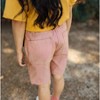 Kids' Organic Pull-on Shorts Orange Chambray - Jackalo - 4 of 4