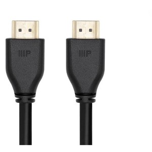 Monoprice 8K HDMI 2.1 Cable - 10 Feet - Black (5 Pack) Certified Ultra High Speed, 8k@60Hz, 48Gbps, Compatible With Sony PS5 / PS5 Digital Edition / - 1 of 4
