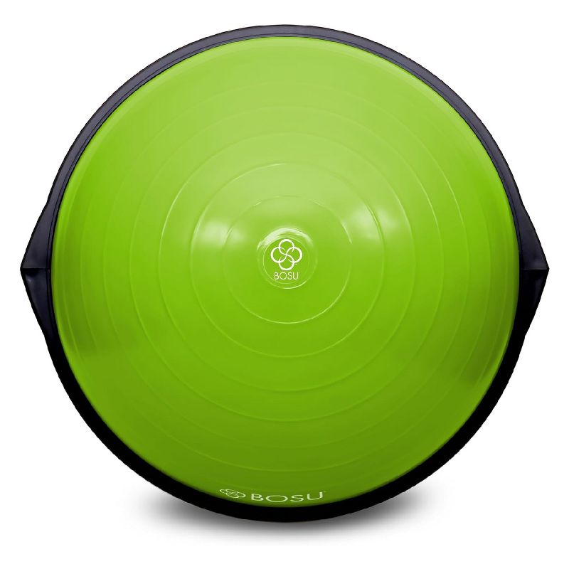 Bosu Multi Functional Original Home Gym 26 Inch Full Body Balance Strength Trainer Ball Equipment with Guided Workouts and Pump, Lime Green, 1 of 7