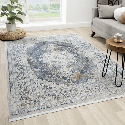Luxe Weavers Valencia Vintage Medallion Area Rug