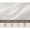Itopfox Luxury Goose Down Feather Pillows Set of 2 with Organic Cotton Cover, Fluffy Neck Support for Hotel-Quality Sleep Comfort - 4 of 4