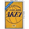 Trends International NBA Los Angeles Lakers - Logo 25 Framed Wall Poster Prints - 3 of 4