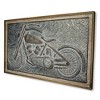 Cheung's Fiore Wood Framed Metal Motorcycle Wall Decor - 3 of 4