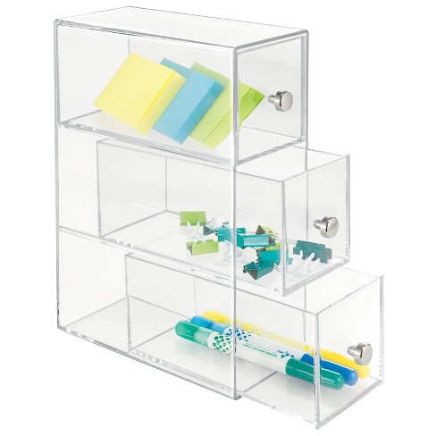 6pc Plastic Drawer Organizer Clear - Brightroom™ : Target