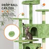 FDW 54/62/70/81 in Cat Tree Tower​​ Multi-Level Scratching Post & Play House for Indoor Cats/Kittens - 3 of 4