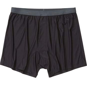 Exofficio Men's Boxer Briefs, Tight-Fitting, Pull-In Style, Black or Gray,  Sizes S-XL