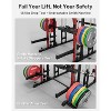 ER KANG Smith Machine, 2200lbs Squat Rack with LAT-Pull Down System & Cable Crossover Machine, Training Equipment with Leg Hold-Down Attachment - 3 of 4