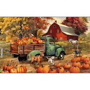 Briarwood Lane Fall Doormat 30x18 Indoor Outdoor Autumn Farm For Fall Doormat - 1 of 4