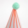 Meri Meri Stripe Pompom Party Hats (Pack of 8) - image 3 of 4