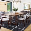 Modern Machine Washable Large Area Rug for Bedroom Minimalist Geometric Carpet Stain Resistant Non Slip Carpet - 4 of 4