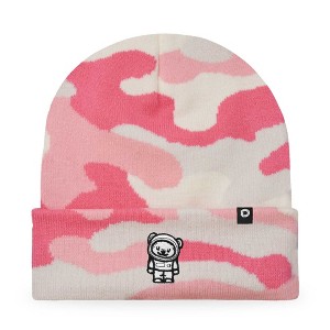 Dalix Ice Bear Embroidered Beanie Astronaut Warm Winter Knit Hat for Men - 1 of 4