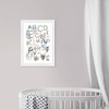 15" x 21" Wild Life Alphabet Sizes Animals Framed Art Print - Wynwood Studio - 3 of 4