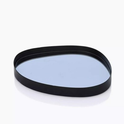 DUKA 7.5" x 6.5" Asymmetrical Mirror Tray